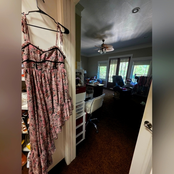 Floral Asymmetrical Dress - Picture 1 of 3